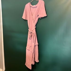 VETTA The Tiered Wrap Dress